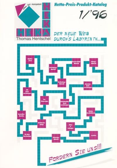 Erster Produktkatalog 1996
